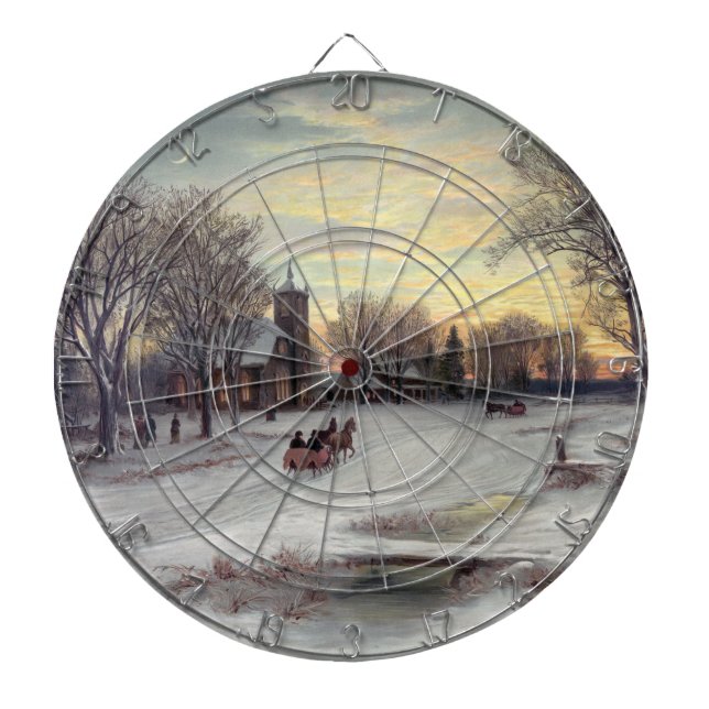 Weihnachtsabend Dartscheibe (vorne)