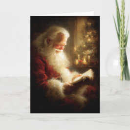 Weihnachtsabend des Weihnachtsmanns Feiertagskarte