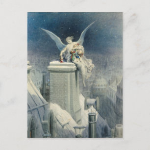 Weihnachtsabend Feiertagspostkarte