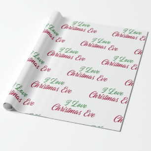 Weihnachtsabend Geschenkpapier