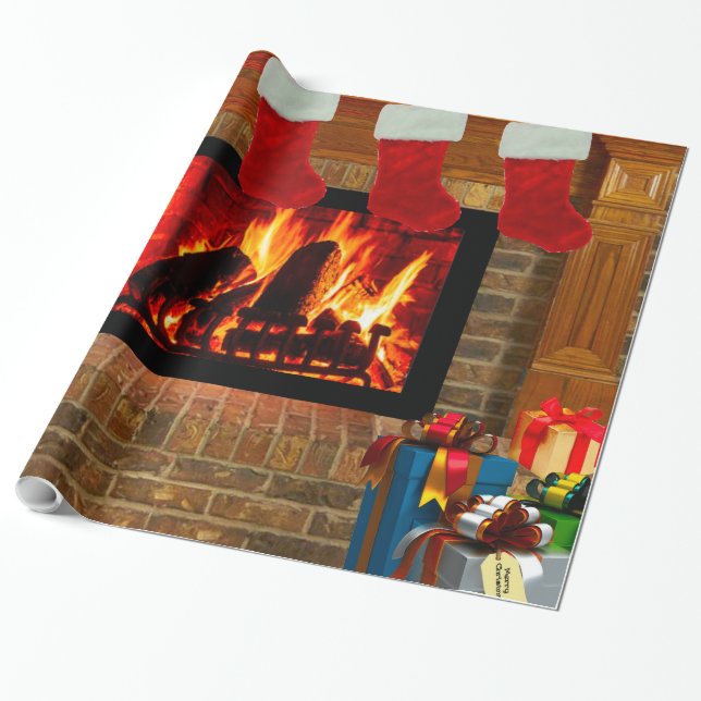 Weihnachtsabend Geschenkpapier (Ungerollt)