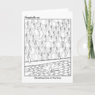 Weihnachtsabend im Hive - Grußkarte Feiertagskarte