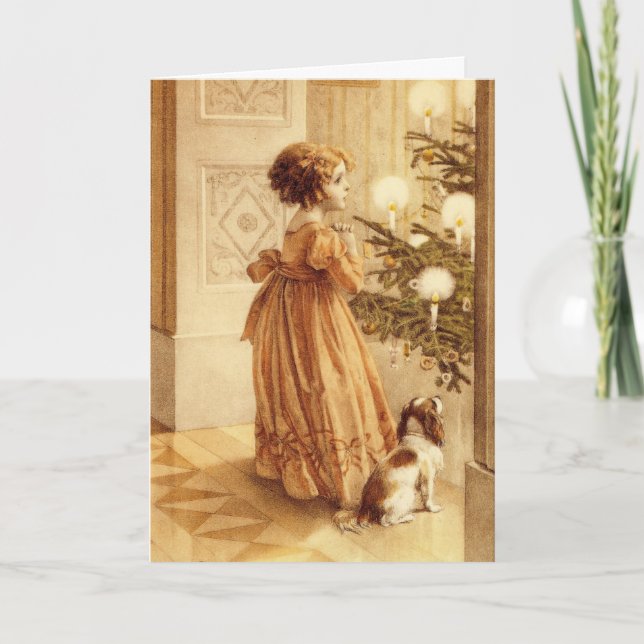 Weihnachtsabend - Karte (Vorderseite)