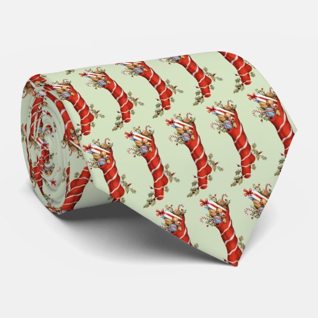 Weihnachtsabend Krawatte (Gerollt)