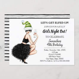 Weihnachtsabend Lasse sich den Geburtstag erledige Einladung