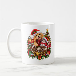 Weihnachtsabend-Magie – Süßer Hund und Katze Holid Kaffeetasse