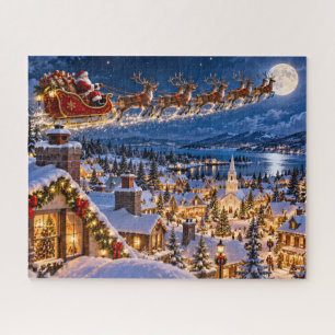 Weihnachtsabend mit Santa Puzzle