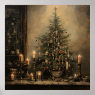 Weihnachtsabend-Poster Poster