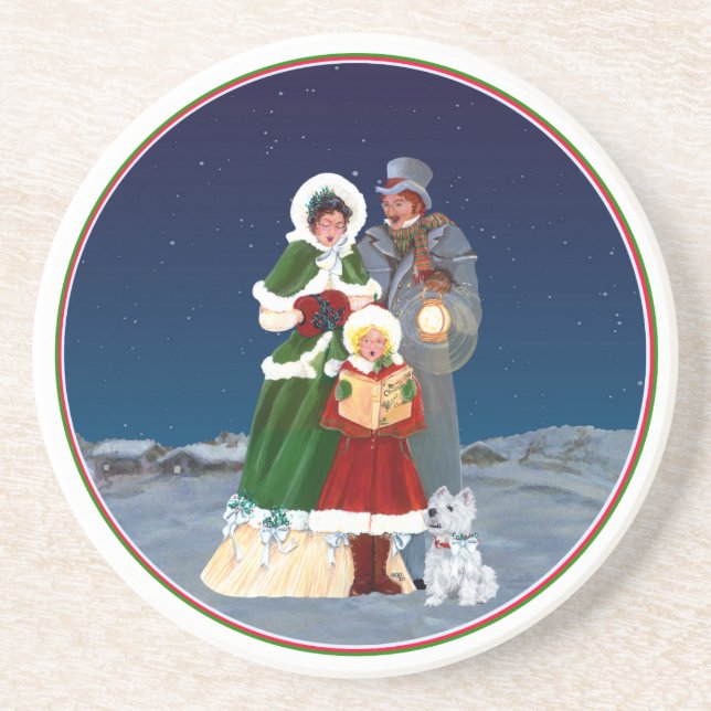 Weihnachtsabend Untersetzer (Vorne)