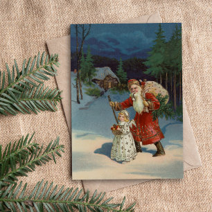 Weihnachtsabend Vintager Urlaub