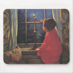 Weihnachtsabend von Jessie Willcox Smith Mousepad