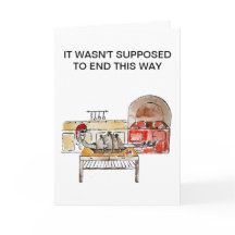 Weihnachtsabendessen-Gruß-Karte