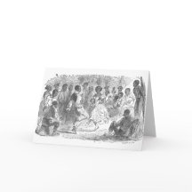 Weihnachtsabends-Festlichkeiten auf einem