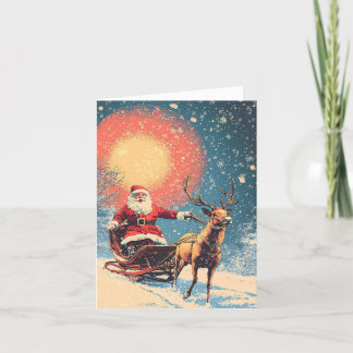 Weihnachtsabenteuer Feiertagskarte