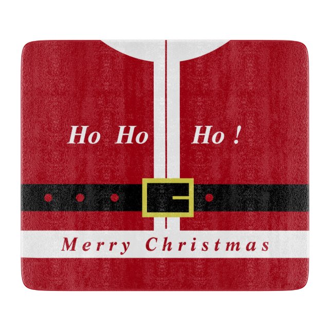 Weihnachtsabschneider Schneidebrett (Vorderseite)