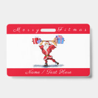 WeihnachtsAbzeichen Personalisiert