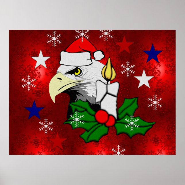 Weihnachtsadler Poster (Vorne)