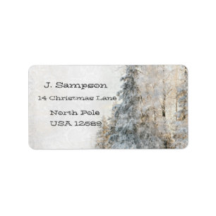 Weihnachtsadressen Adressaufkleber