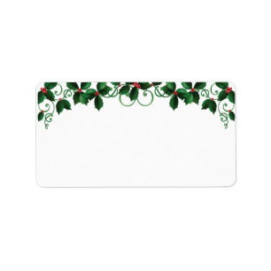 Weihnachtsadressen-Etiketten Adressaufkleber