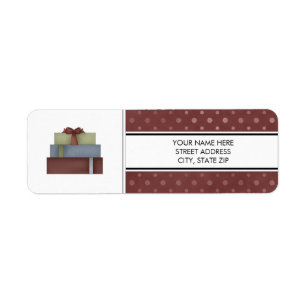 Weihnachtsadressen-Mailing-Labels