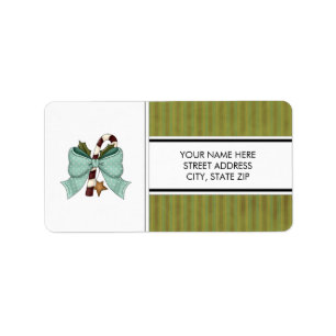 Weihnachtsadressen-Mailing-Labels Adressaufkleber