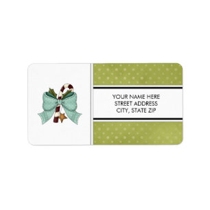 Weihnachtsadressen-Mailing-Labels Adressaufkleber