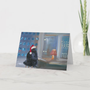 "Weihnachtsaffe" Feiertagskarte