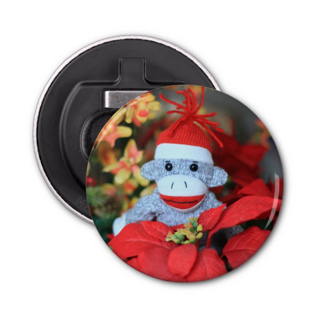 Weihnachtsaffe Flaschenöffner (Vorderseite)
