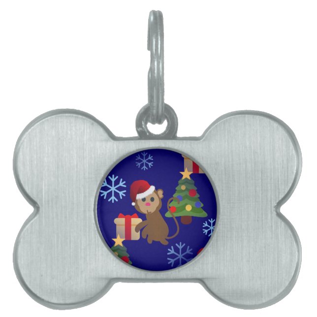 Weihnachtsaffen Tiermarke (Vorderseite)