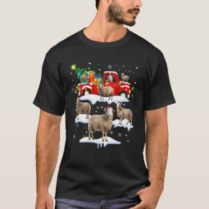 Weihnachtsäfte auf dem roten LKW Weihnachtsbaum Li T-Shirt