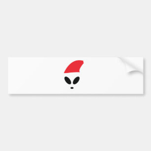 Weihnachtsalien Autoaufkleber