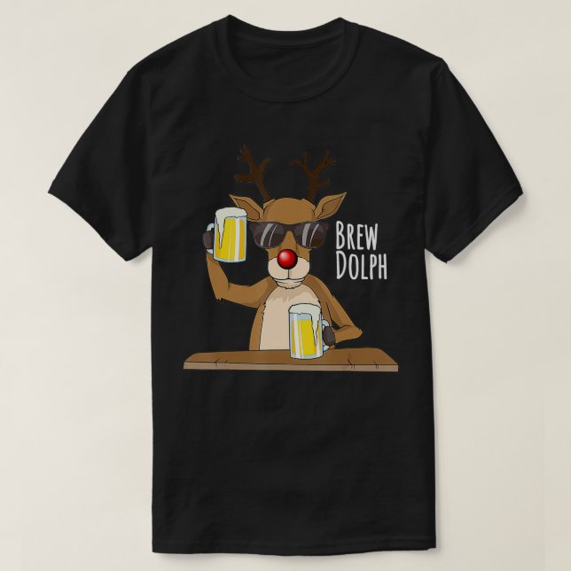 Weihnachtsalkohol-Shirt T-Shirt (Design vorne)
