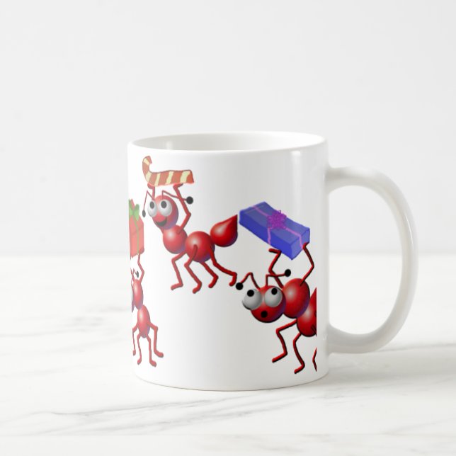Weihnachtsameisen Tasse (Rechts)