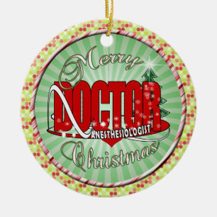 WEIHNACHTSanästhesiologe Keramikornament