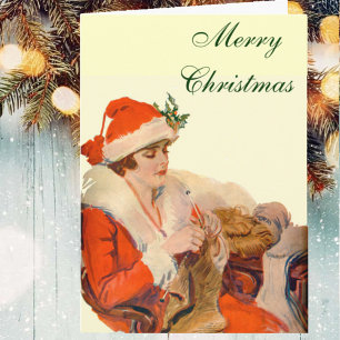 Weihnachtsanfall Feiertagskarte