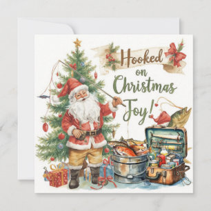 Weihnachtsanfang zum Thema Angelfreunde Feiertagskarte