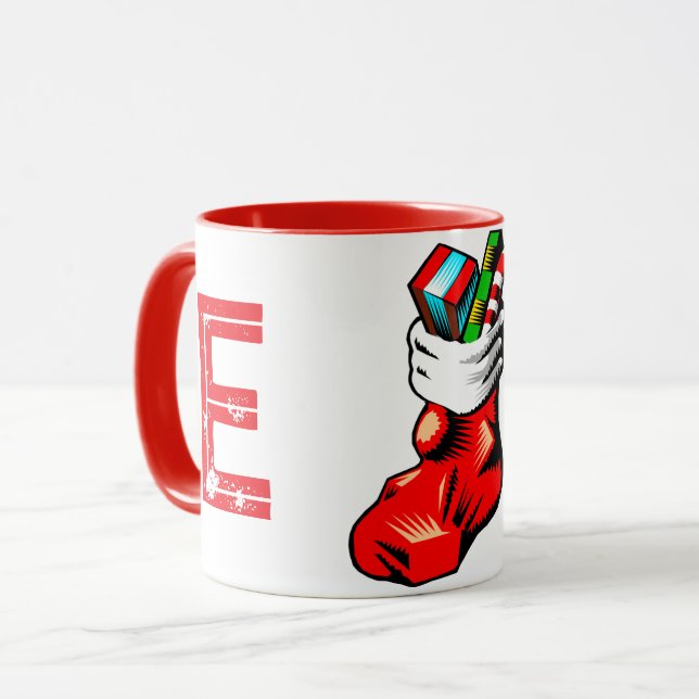 Weihnachtsanfängliche Tasse (Vorderseite Links)