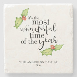 Weihnachtsangebot am schönsten in der Hand Steinuntersetzer