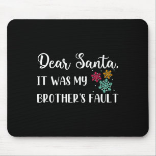 Weihnachtsangebot liebt Weihnachten war mein Brude Mousepad