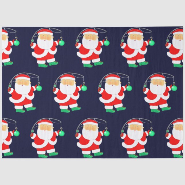 Weihnachtsangeln Seidenpapier (Vorderseite)