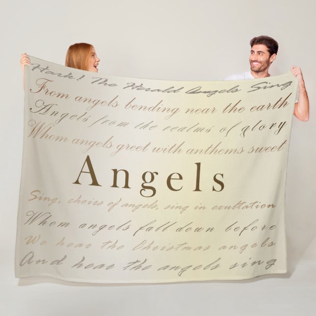 WeihnachtsAngels Fleece Blanket (Beispiel)