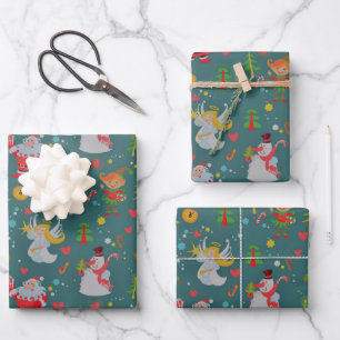 WeihnachtsAngels  Geschenkpapier Set