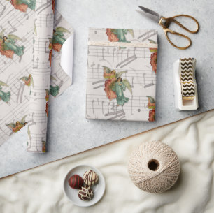 WeihnachtsAngels - Viktorianische Antiquitäten Vin Geschenkpapier