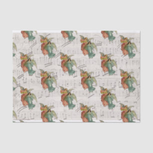 WeihnachtsAngels Viktorianische Scheiße Religiöse  Seidenpapier