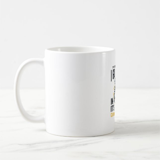 Weihnachtsangler-Stream-Zitat-Design Kaffeetasse (Links)