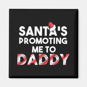 Weihnachtsankündigung für Männer - Schwangerschaft Magnet