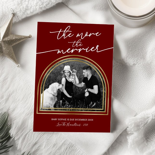 Weihnachtsankündigung von Arch Frame Feiertagskarte (Von Creator hochgeladen)