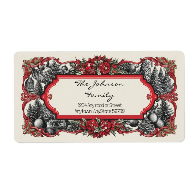 Weihnachtsanschrift (Vorne)