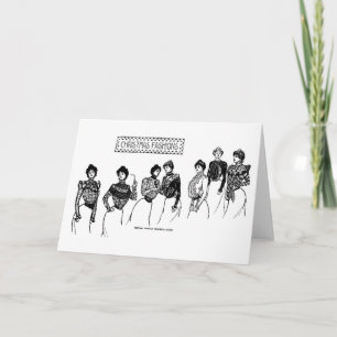 Weihnachtsansichten 1899 mit der Paris-Karte Feiertagskarte