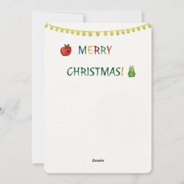 Weihnachtsapfel Postkarte